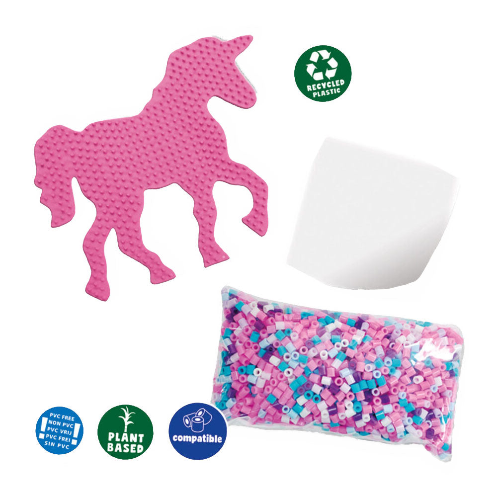 SES Green Beedz - String Bead Set Unicornio