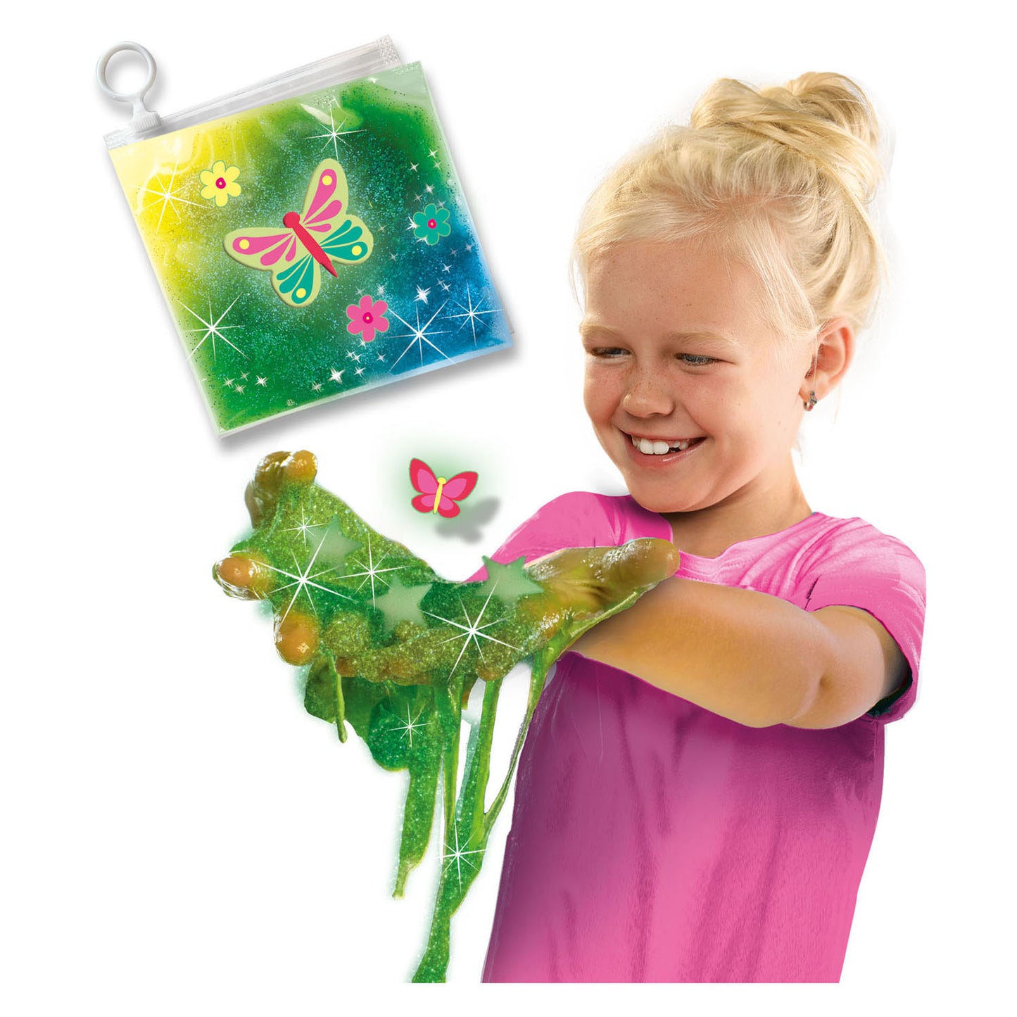 SES Slime Lab Glow al buio