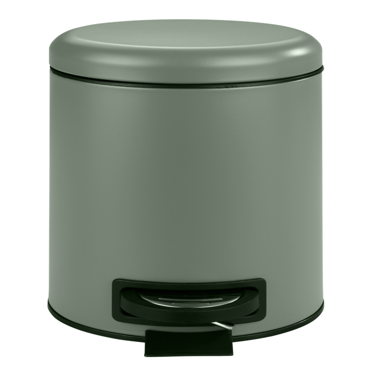 Wenko 1069576 - papelera leman 3l gris oscuro. | 1 pieza