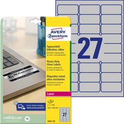Etichette Ty ogni 540 pezzi 63,5 x 29,6 mm