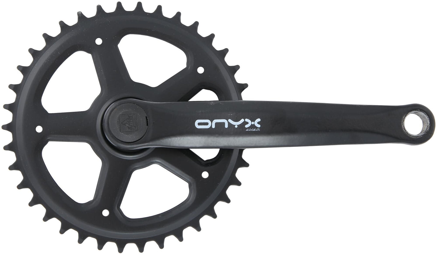 Crank set 38t Spieloos Black 170 mm