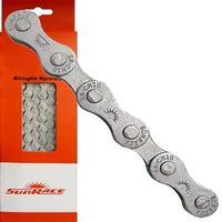 Sunrace Chain Lock 1 2x1 8 CNS 10 - 112 setamenti - 370G - Grigio