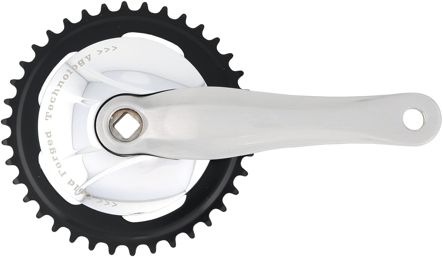 Miranda Crankstel Cranket 170 mm de acero Alu Plata