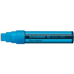 Pennarello a gesso schneider maxx260 blu 5-15 mm