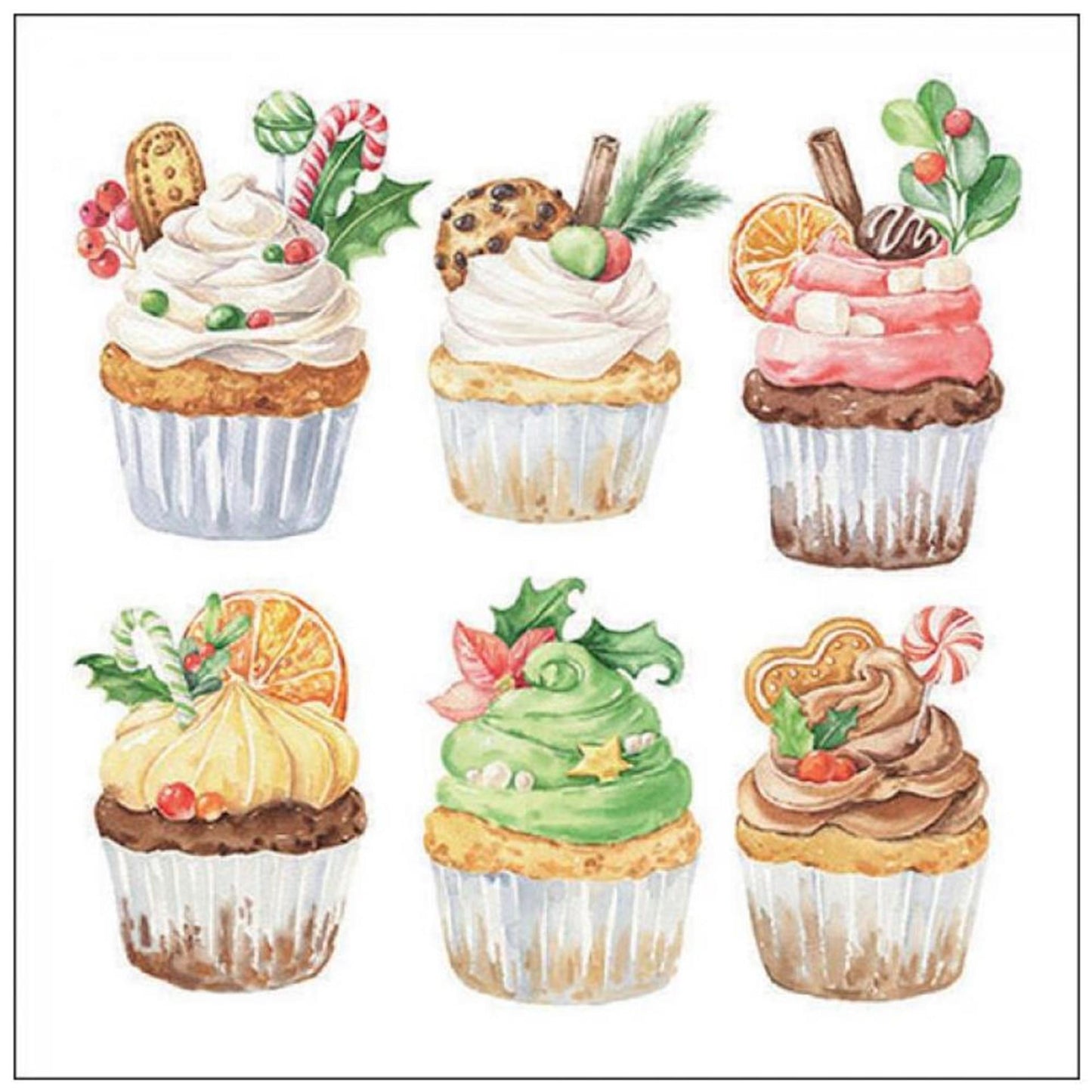 Tovaglioli Ambiente 33cm dolce natale