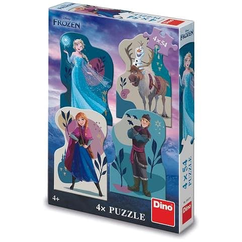 Disney puzzle congelato 4 x 54 pezzi