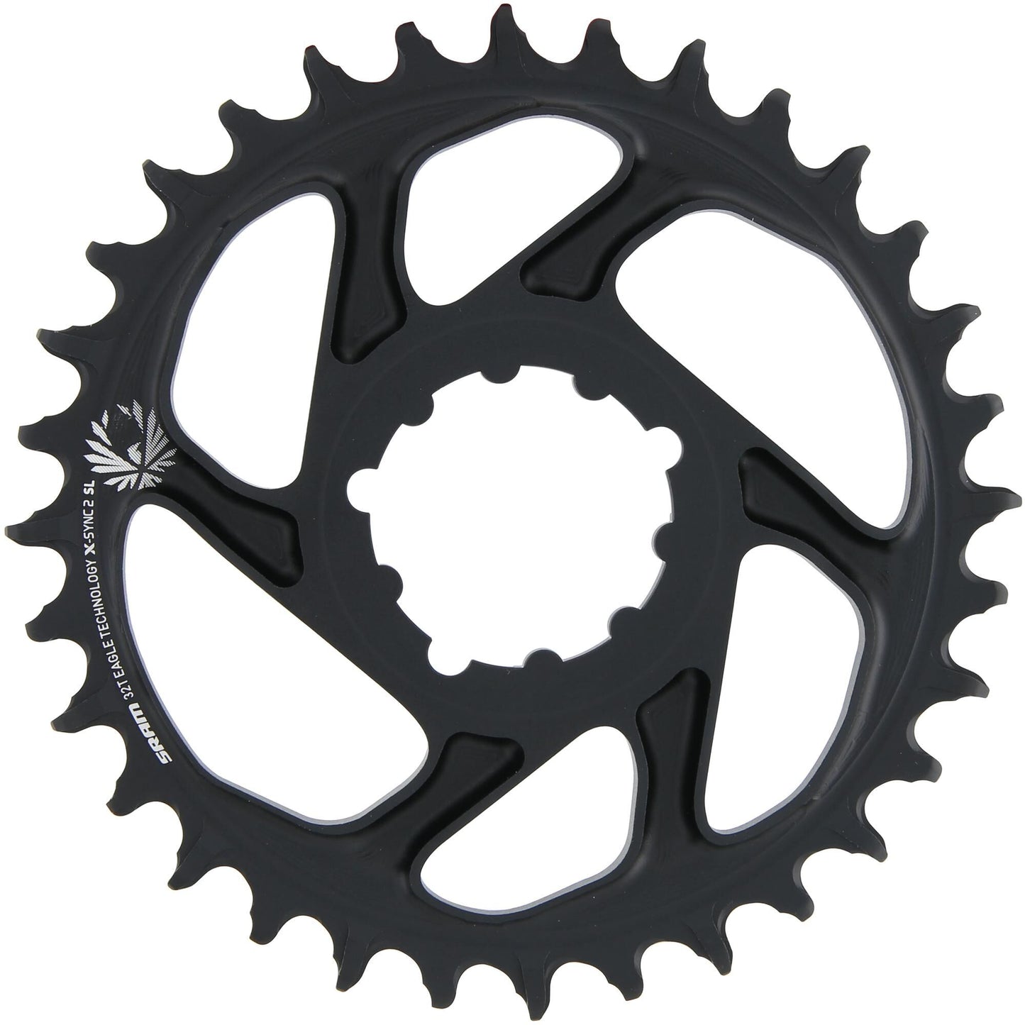 Anello a catena Sram X-Sync2 SL 32 Denti ALU NERO