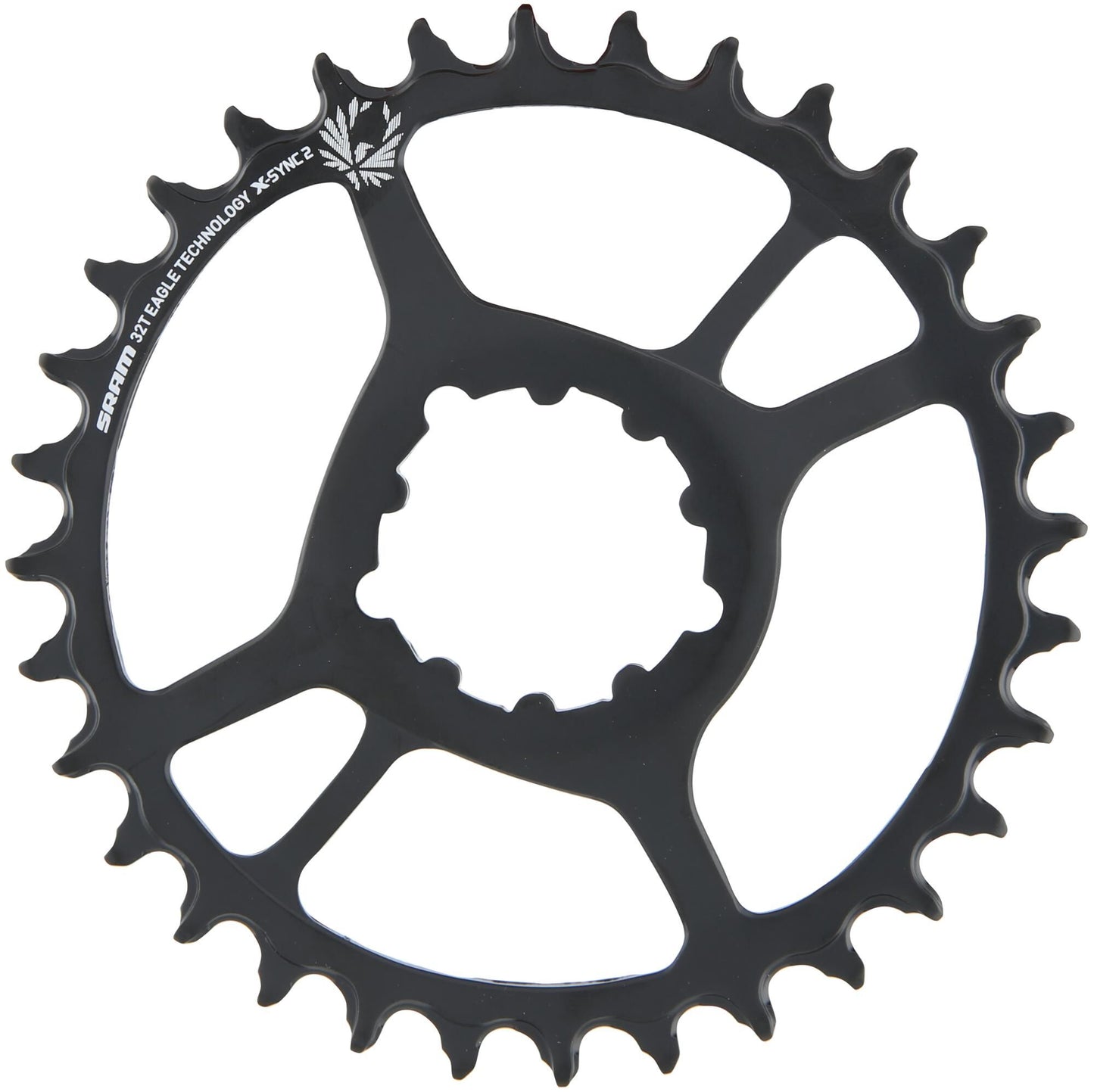 Anello a catena Sram X-Sync2 32 Denti in acciaio nero
