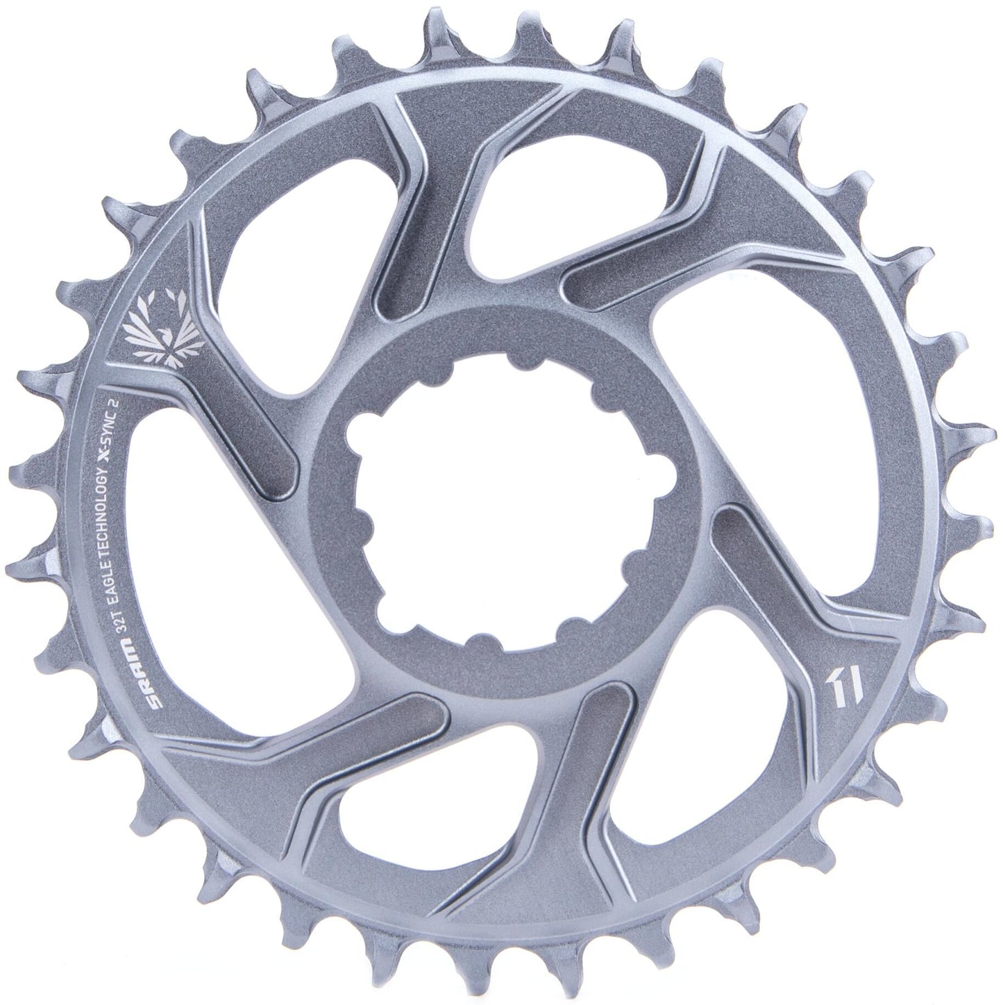Anello a catena Sram X-Sync 2 32T Grigio polare