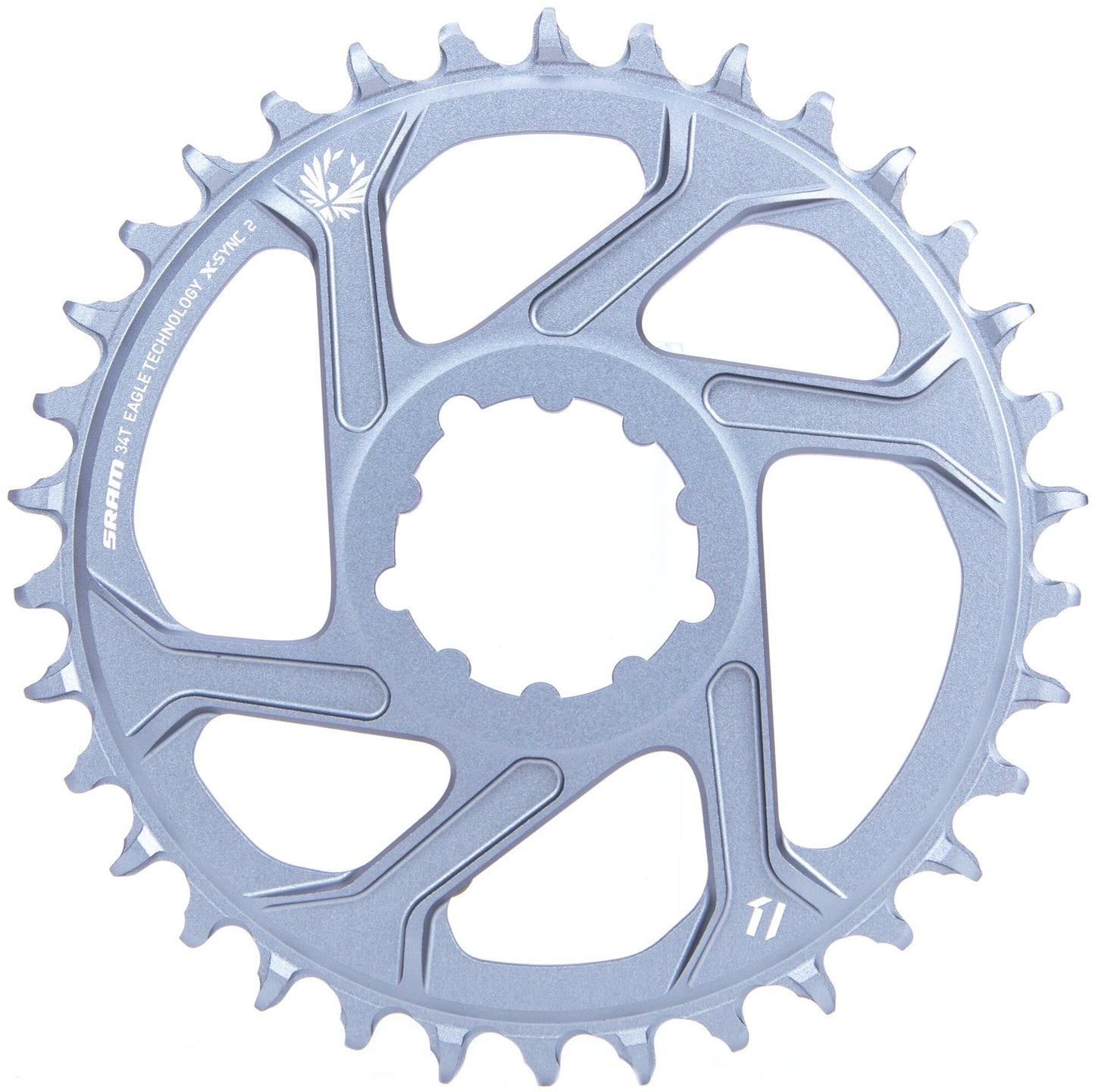 Anello a catena SRAM X-Sync 2 34T Grigio polare
