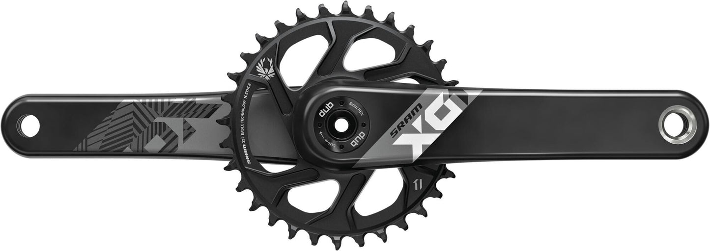 Guarnitura Sram x01 eagle krg x01 eagle dub 32 z. 175 millimetri nero