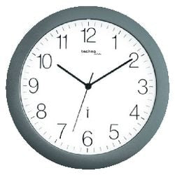 Reloj de pared technoline wt8000 30cm plateado blanco