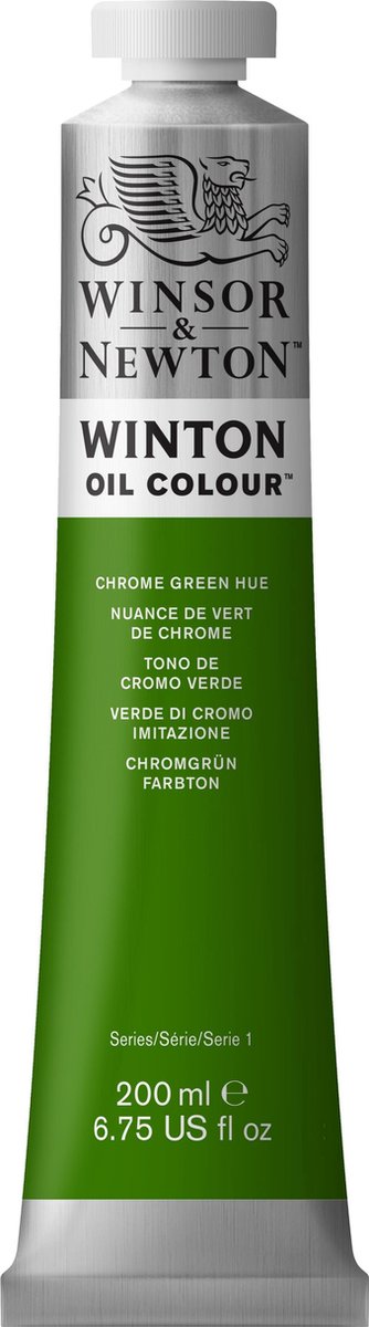 Winsor newton winton oil colours 200ml chrome green hue
