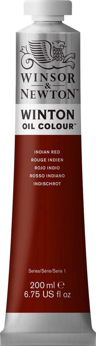 Winsor Newton Winton Óleo 200ml Rojo Indio