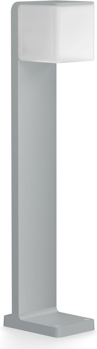Steinel sensor lampada da esterno gl 80 led ihf cubo argento