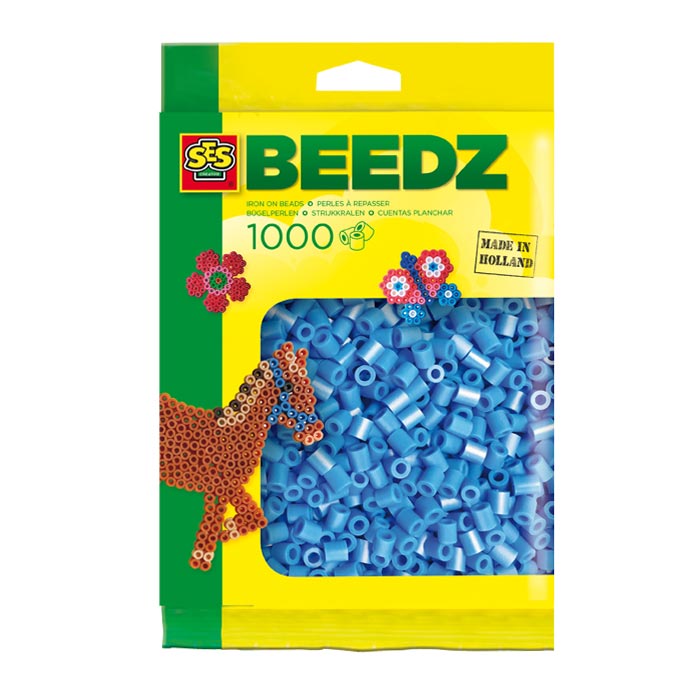 Perle di ferro ses - blu, 1000st.