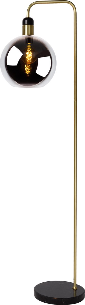 Lucide julius - lampada da terra - ø 28 cm - 1xe27 - fumé