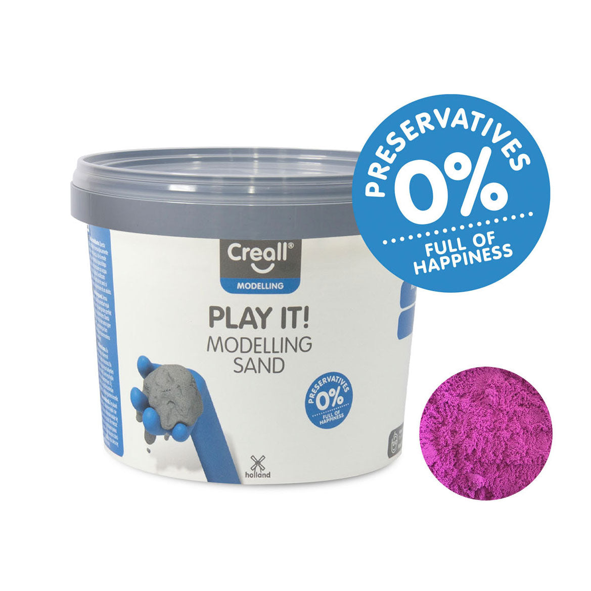 Creall, juega Speelzand Purple, 750gr.