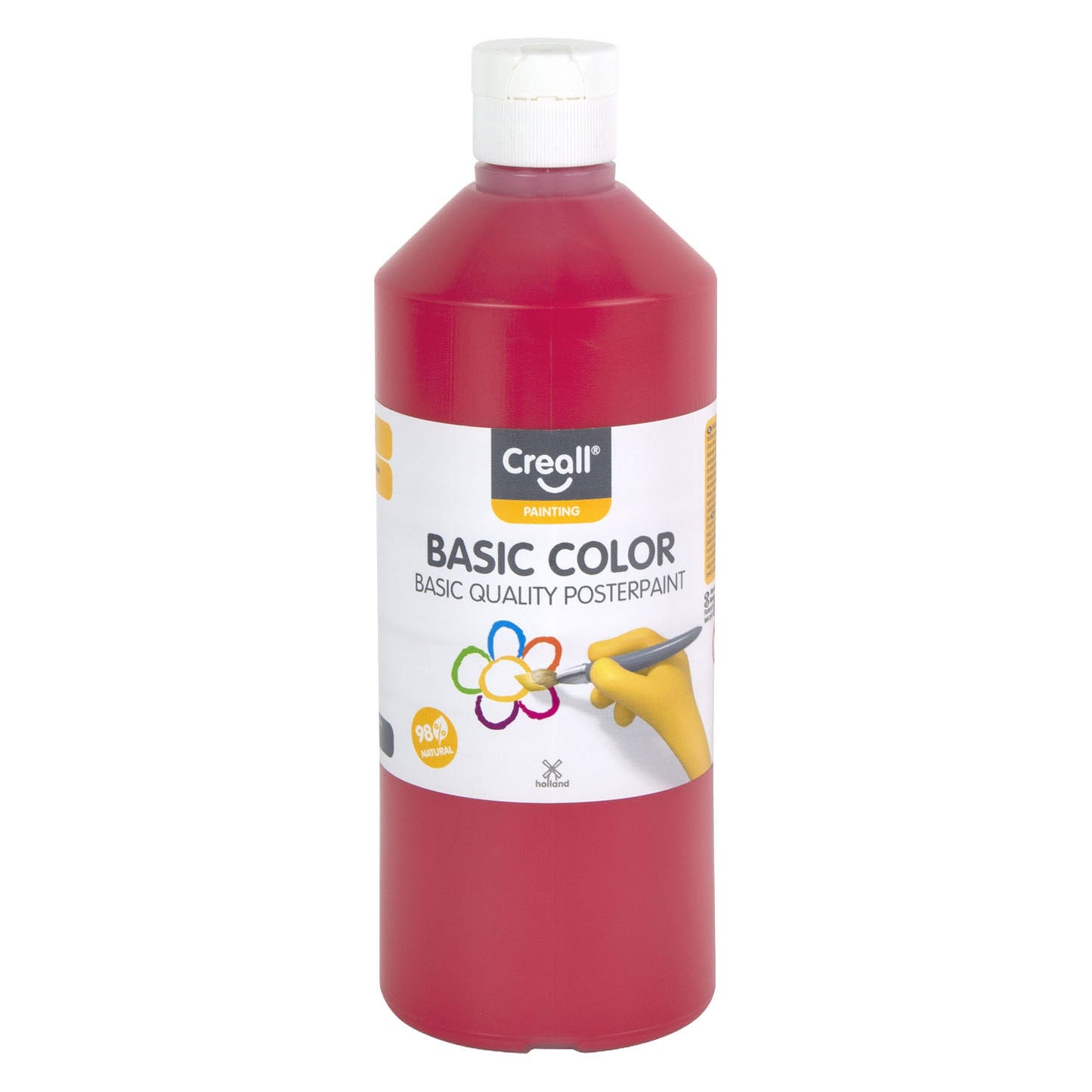 Vernice scolastica Creall rosso scuro - 500 ml