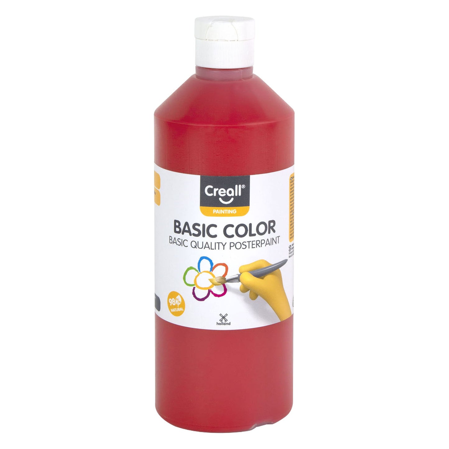 Vernice scolastica Creall rosso primario - 500 ml