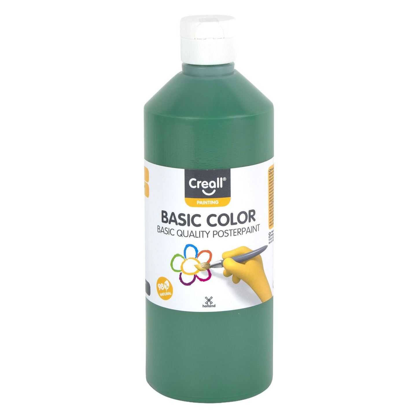 Vernice scolastica Creall verde scuro - 500 ml