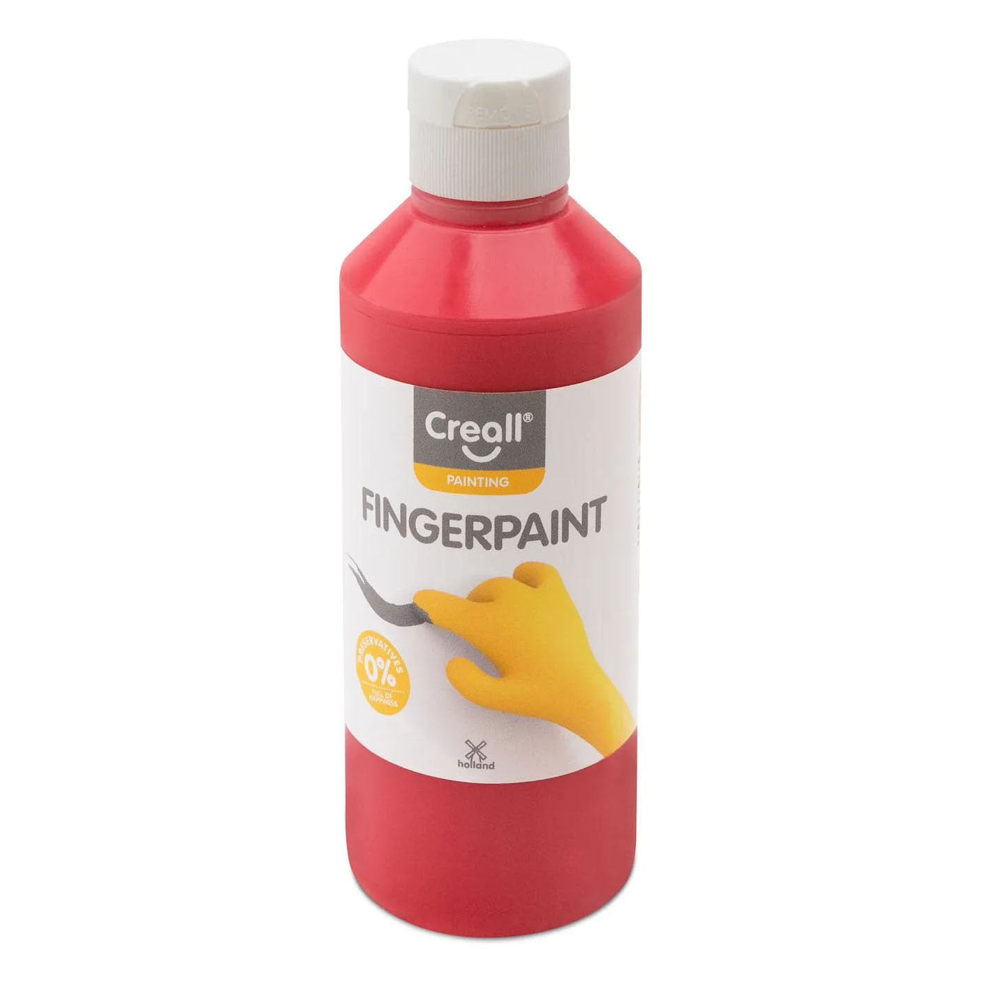 Creall pittura a dita senza conservanti rosso - 250 ml
