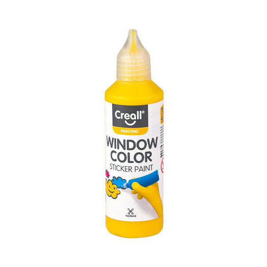 Vernice per finestre Creall giallo scuro - 80 ml