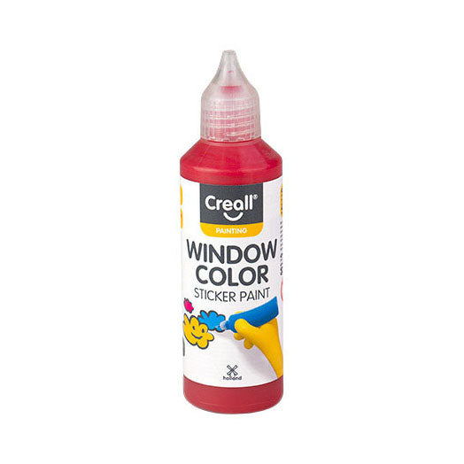 Vernice per finestre Creall rossa - 80 ml