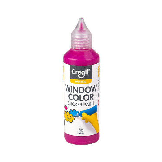 Vernice per finestre Creall rosa - 80 ml