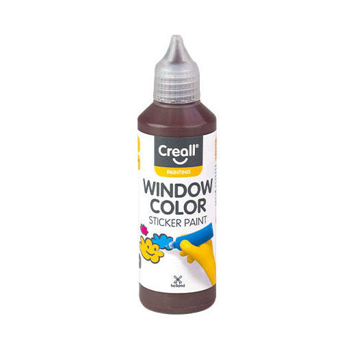 Vernice per finestre Creall marrone - 80 ml