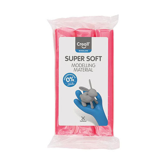 Creall Argilla supersoft rosa senza conservanti - 500gr.