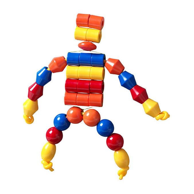 Creall super perline 7 forme 5 colori - 245 pz.