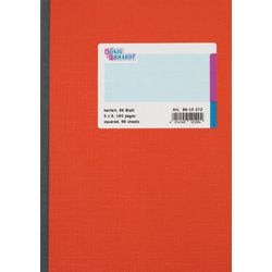 Notebook König Ebhardt A5 checked red