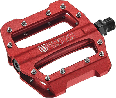 Union pedaal SP1300 alu cartridge+thrust lager. Rood
