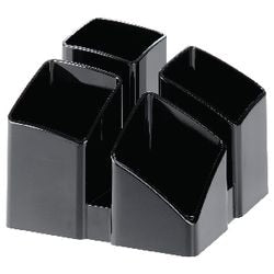 Pencil box han scala black plastic