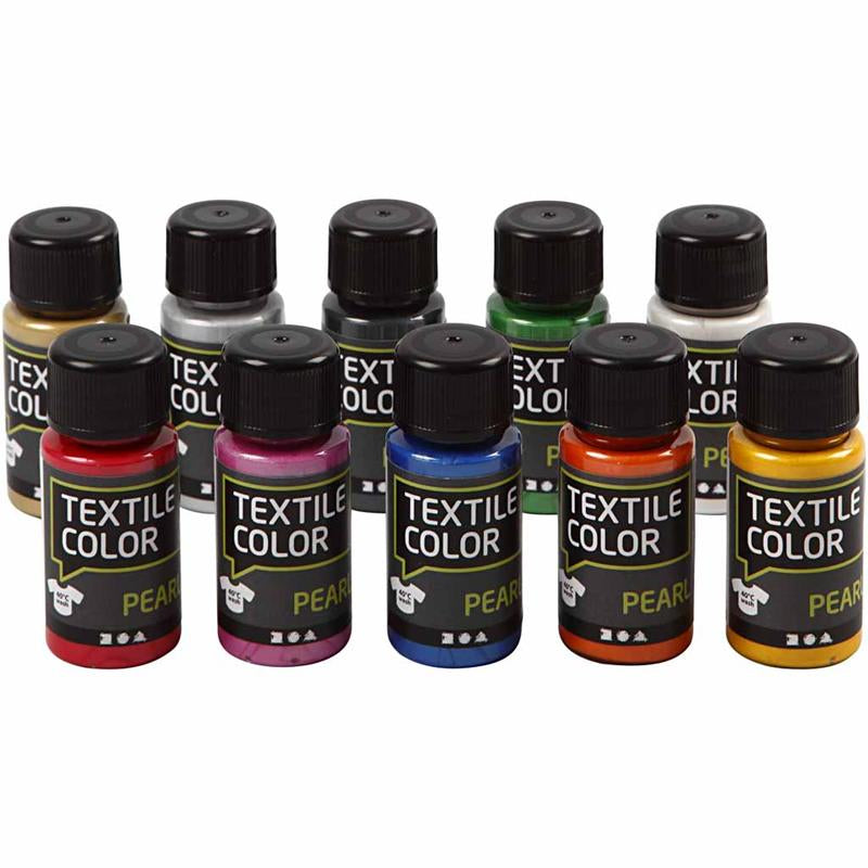 Paint tessile vari colori, 10x50ml.