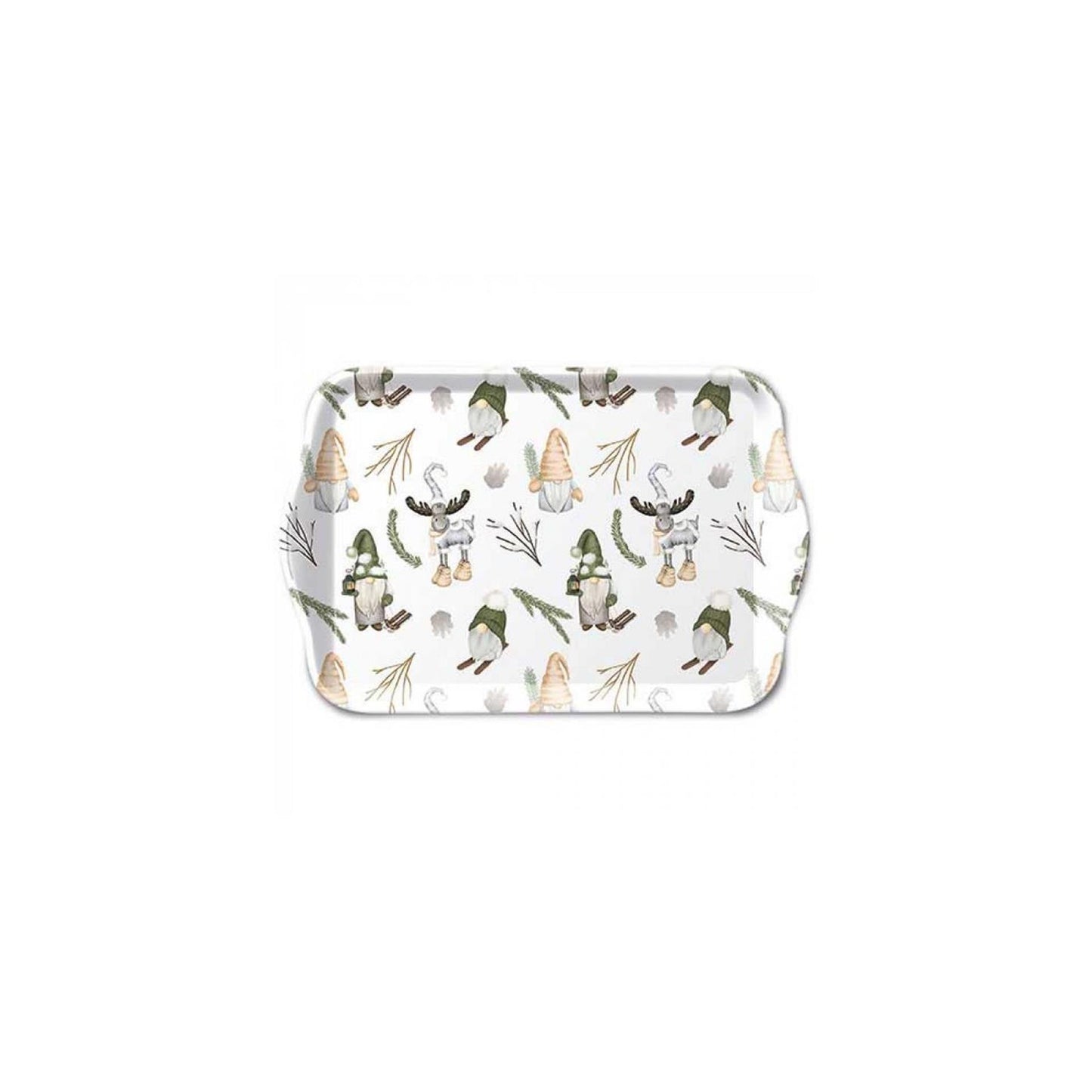 Vassoio Ambiente 13x21 cm gnomi della foresta