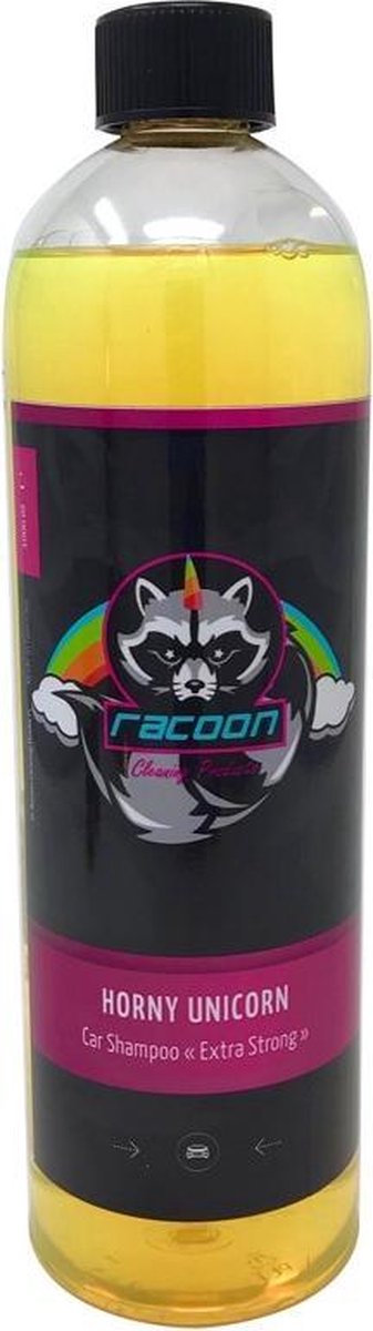 Champú para coche mapache unicornio cachondo 1 litro naranja