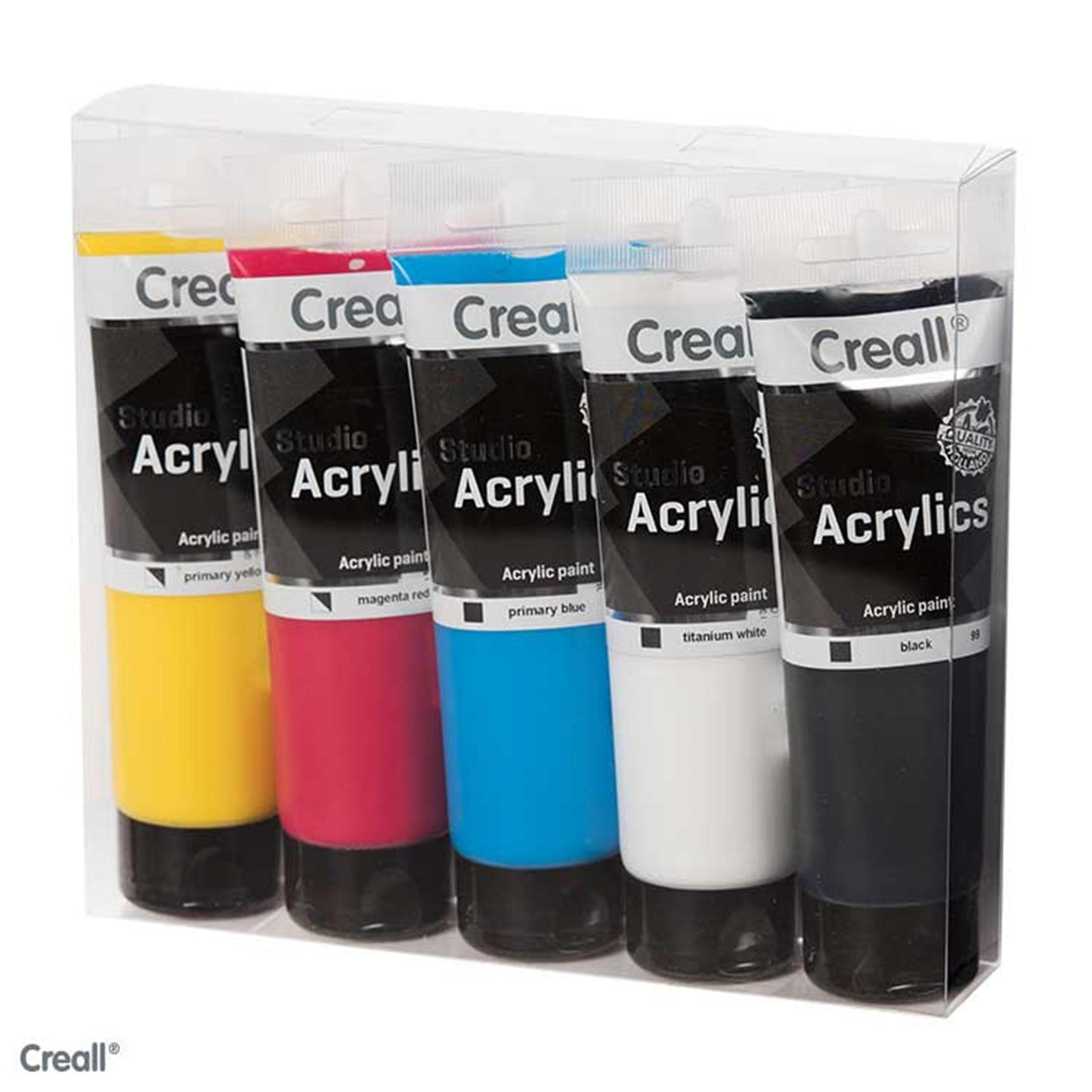 Acrilicos creall studio 5 tubos de 120ml