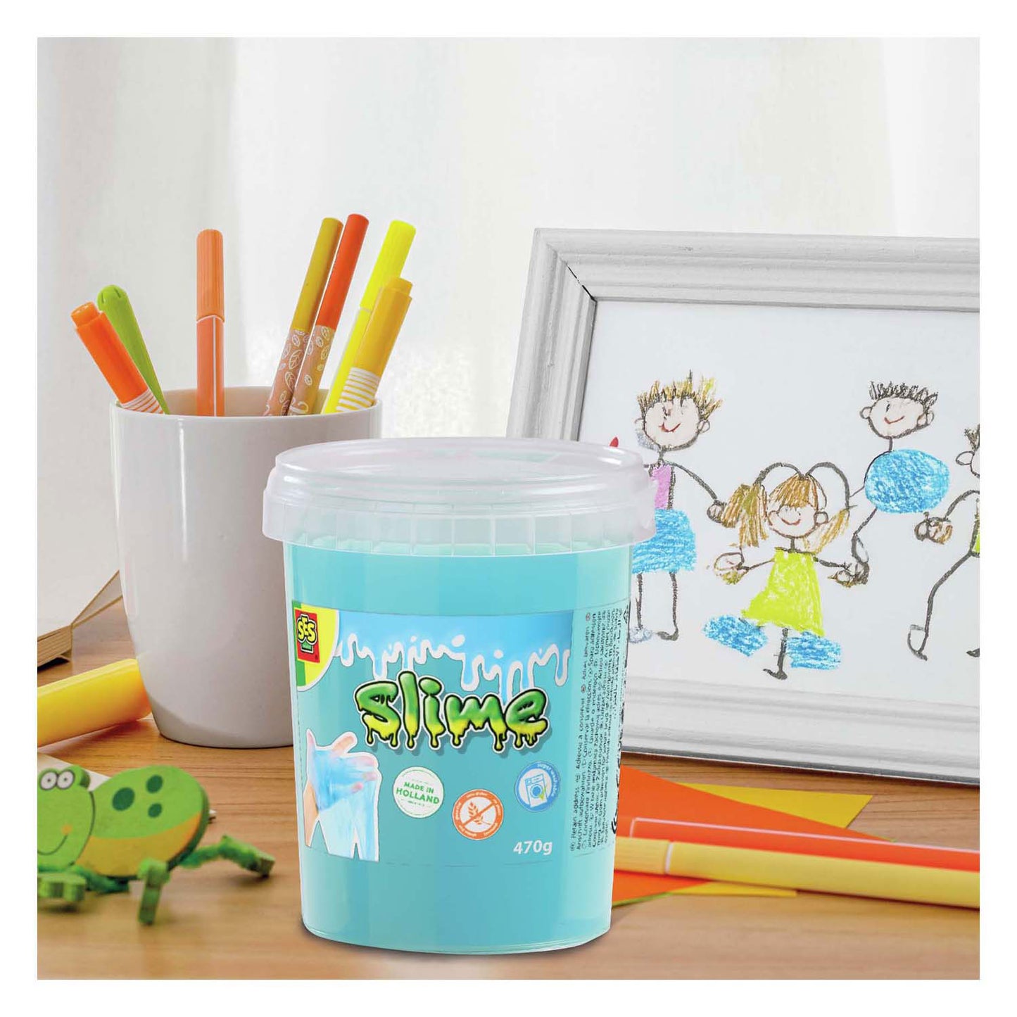SES SLIME - Blue Glitter 470G