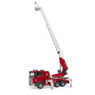 Bruder Scania Super 560R Camión de bomberos con escalera, agua