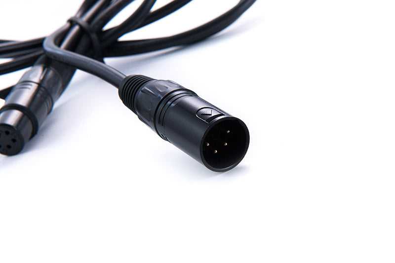 Rolux 4 pines XLR hembra con 4 pines conector masculino RL-C7
