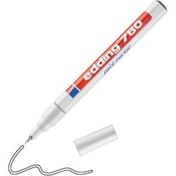 Pennarello a vernice Edding 780 bianco 0,8 mm | 10 pezzi