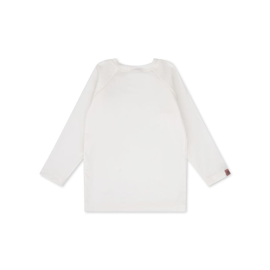 Tonos puros | Camisa de natación blanca UV con mangas largas