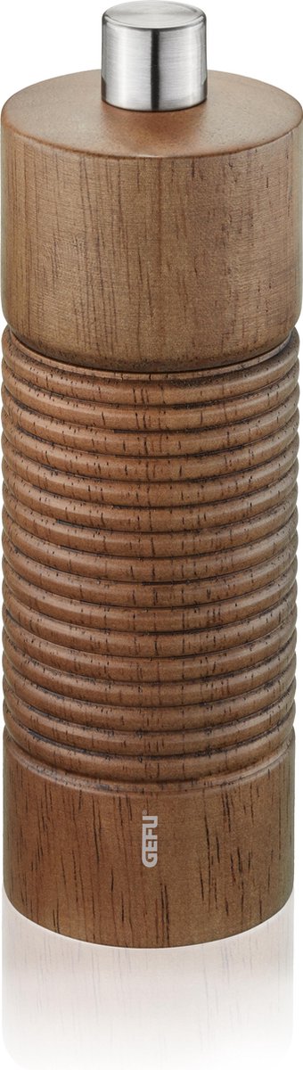 Molinillo de sal y pimienta Gefu tedoro – 14 cm – madera de caucho – molinillo de cerámica