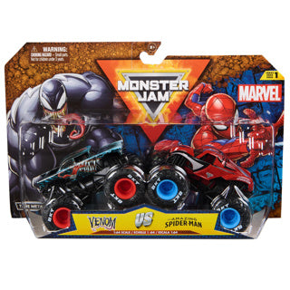 Monster Jam 1:64 2 Pack Marvel (Ass)