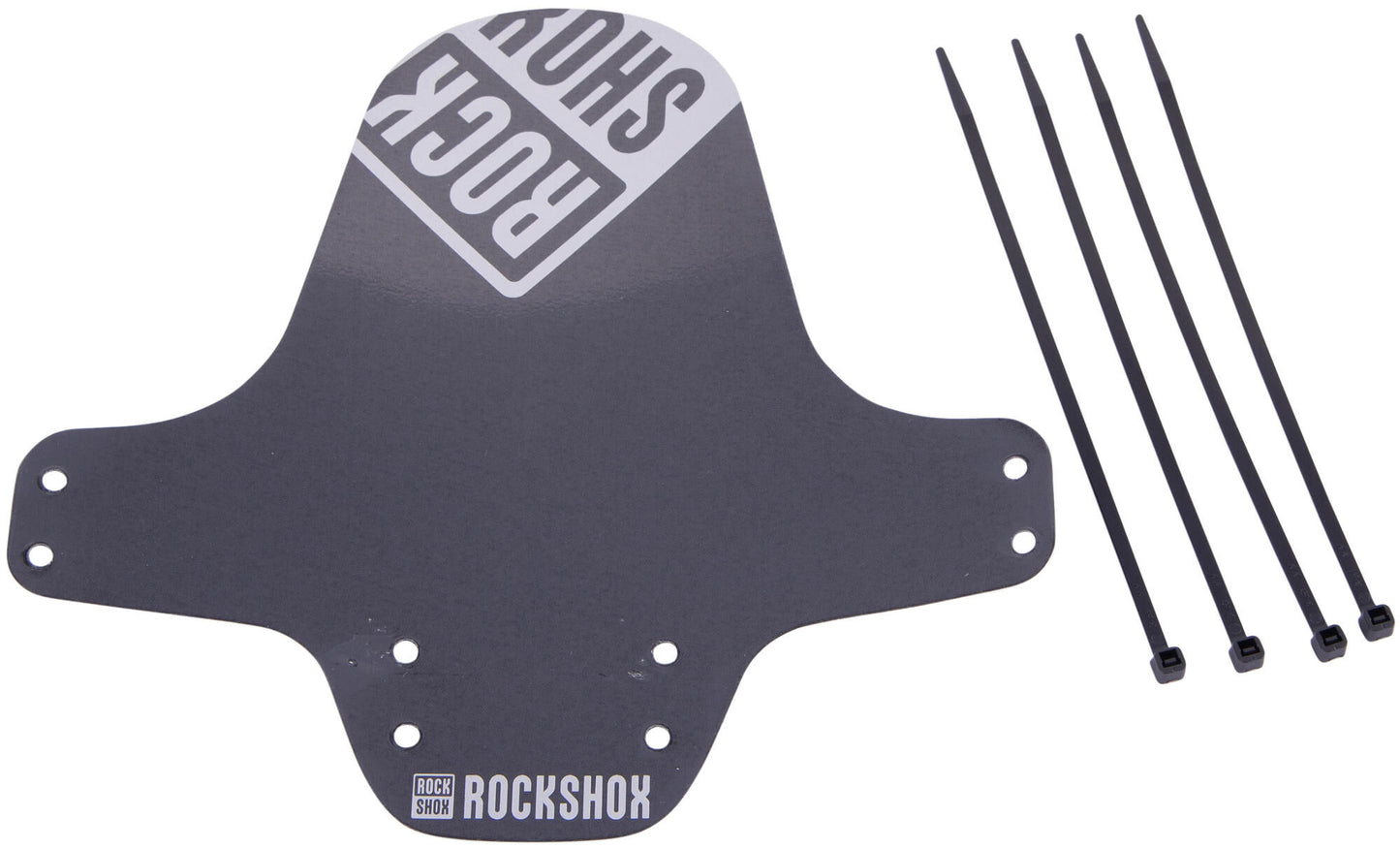 Rockshox Clip-on Fender RS Black Silver Glossy