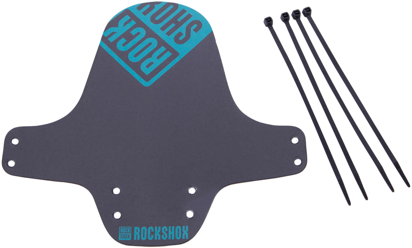Rockshox Clip-on Fender RS nero-verde blu