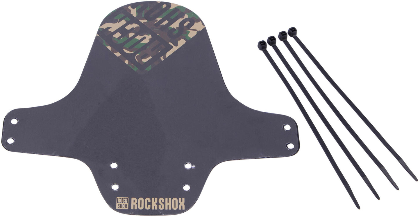 Rockshox Clip-on Fender RS Black camuflage verde