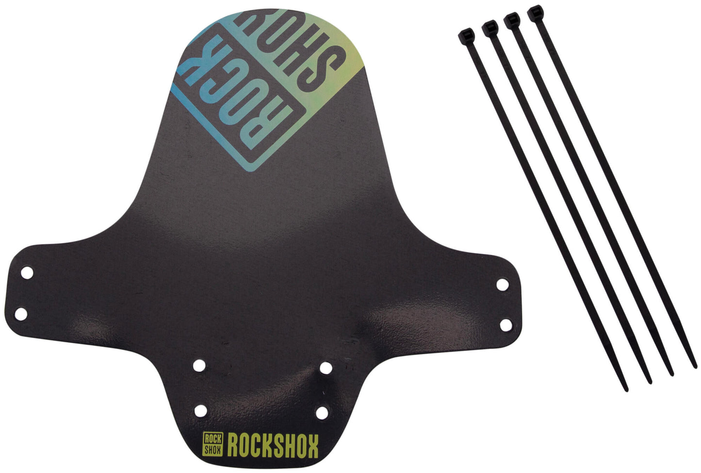 Rockshox Clip-on Fender RS Black Yellow Offblue